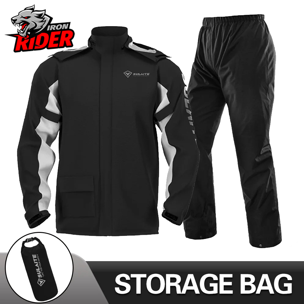 Motorcycle Raincoat Reflective - Gearx Motorcycle Jacket ulasan dan harga