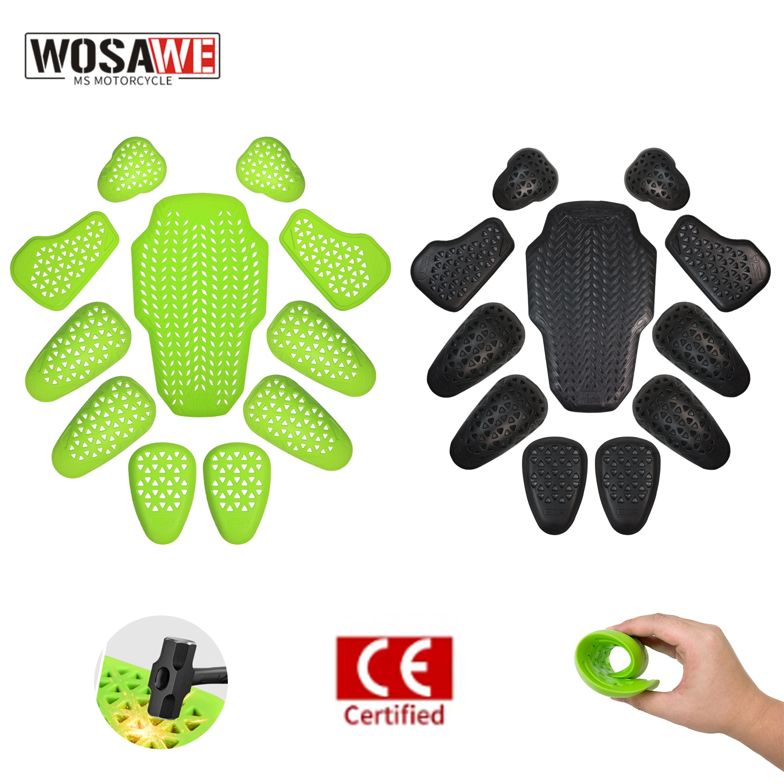WOSAWE Motorcycle Jacket Inser - Motorcycle Gear Protection ulasan dan harga