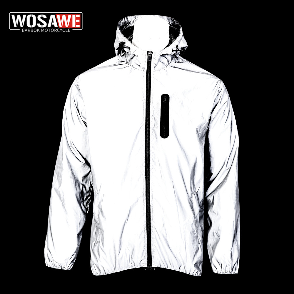 WOSAWE Autumn Winter Men Refle - Gearx Motorcycle Jacket ulasan dan harga