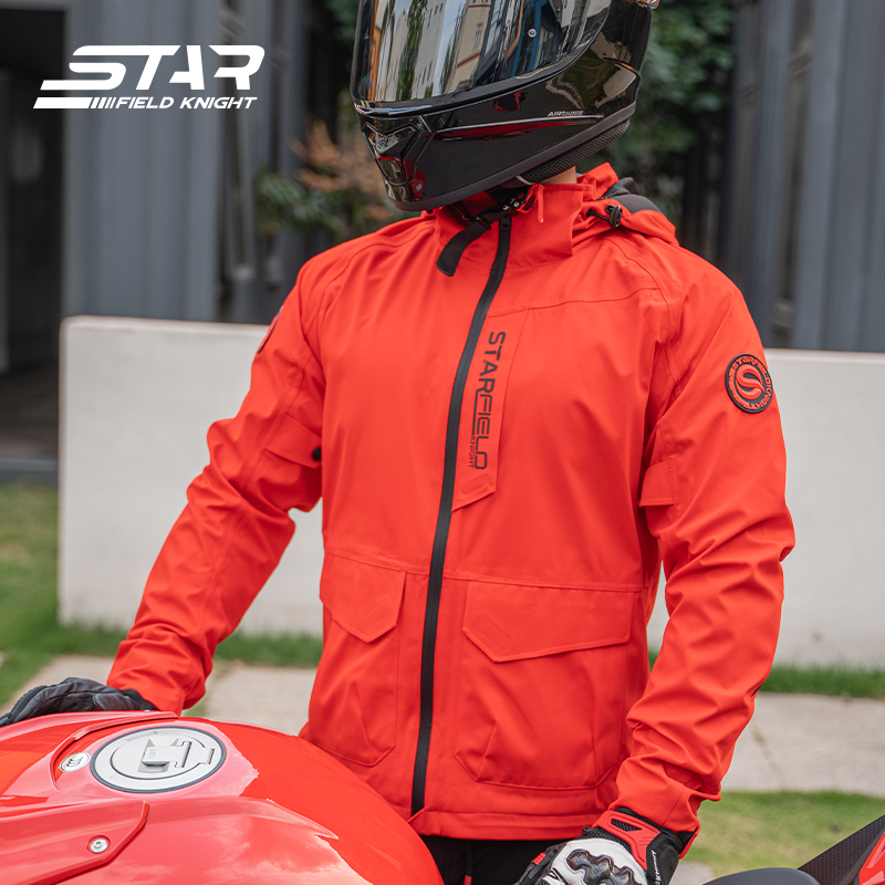 SFK Orange Motorcycle Jacket M - Gearx Motorcycle Jacket ulasan dan harga