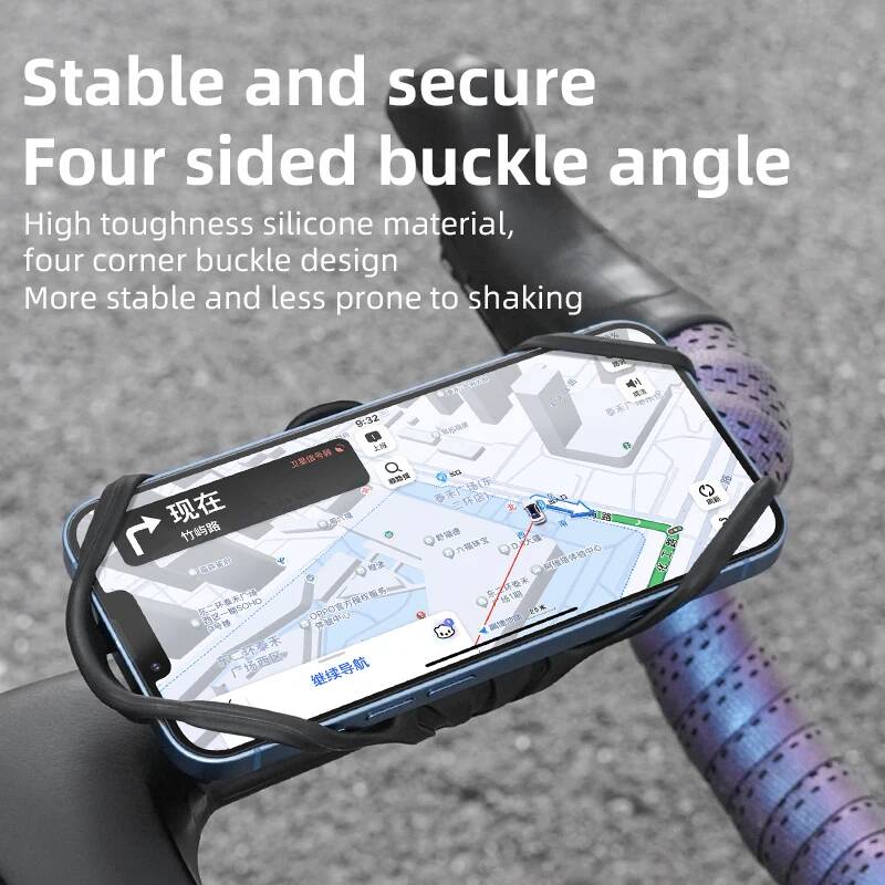 Universal Silicone Bike Bicycl - Phone Mount Handlebar ulasan dan harga