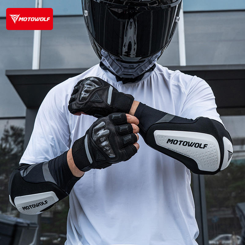 New Motorcycle Elbow Pads Elas - Motorcycle Gear Sleeve ulasan dan harga