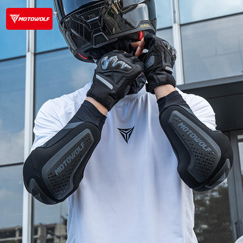 New Motorcycle Elbow Pads Elas - Motorcycle Gear Sleeve ulasan dan harga