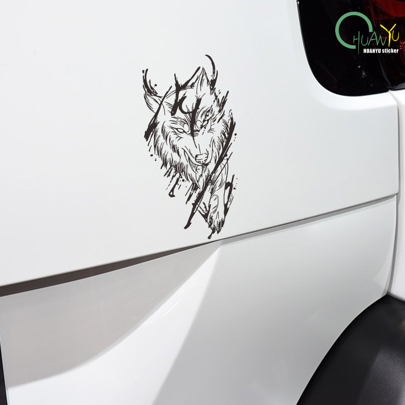 Dark magic wolf car decals car - Motorcycle Gear Protection ulasan dan harga